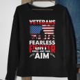 Veteran Vets Us Army Veteran Gifts Kneel American Flag Military Tee Gift Veterans Sweatshirt Gifts for Old Women