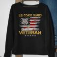 Veteran Vets US Coast Guard Veteran Flag Vintage Veterans Day Mens 150 Veterans Sweatshirt Gifts for Old Women