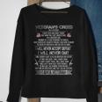 Veterans Creed Im A Veteran Proud Veterans Day Sweatshirt Gifts for Old Women