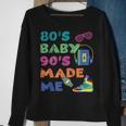 Vintage 1980S 80S Baby 1990S 90S Made Me Retro Nostalgia Sweatshirt Gifts for Old Women