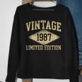 Vintage 1987 Limited Edition Year Of Birth Birthday Sweatshirt Gifts for Old Women