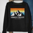 Vintage Arbon Valley Idaho Mountain Hiking Souvenir Print Sweatshirt Gifts for Old Women