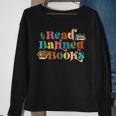 Vintage Censorship Book Reading Nerd I Read Banned Books Reading Funny Designs Funny Gifts Sweatshirt Gifts for Old Women