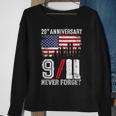 Vintage Design Patriotic Day Never Forget 2001 911 Sweatshirt Gifts for Old Women