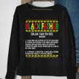Vintage Fathers Day Black Father Definition African American Sweatshirt Gifts for Old Women