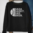 Vintage Fathers Day Dada Daddy Dad Bruh Baseball Sweatshirt Gifts for Old Women