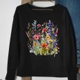 Vintage Nature Lover Botanical Floral Aesthetic Wildflowers Sweatshirt Gifts for Old Women