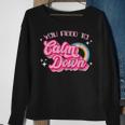 Vintage You Need To Calm Down Funny Quotes Sweatshirt Gifts for Old Women