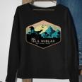 Vintage Retro Visit Isla Nublar National Park Dinosaur Sweatshirt Gifts for Old Women