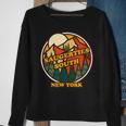 Vintage Saugerties South New York Mountain Souvenir Print Sweatshirt Gifts for Old Women