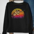 Vintage Sunset Squirrel Flying On Retro Sweatshirt Gifts for Old Women