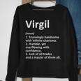 Virgil Definition Personalized Name Funny Birthday Gift Idea Sweatshirt Gifts for Old Women