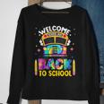 Welcome Back To School Bus Driver 1St Day Tie Dye Sweatshirt Gifts for Old Women