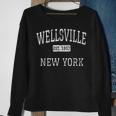 Wellsville New York Ny Vintage Sweatshirt Gifts for Old Women