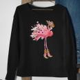Western Boho Cowgirl Flamingo Print Gift For Womens Sweatshirt Gifts for Old Women