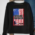Wildland Firefighter Pride Firefighting Fireman Sweatshirt Gifts for Old Women