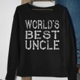 Worlds Best Uncle Vintage Sweatshirt Gifts for Old Women