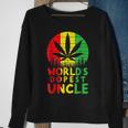 Worlds Dopest Uncle Rasta Jamaican Weed Cannabis 420 Stoner Sweatshirt Gifts for Old Women