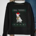 Xmas Bull Terrier Dog Ugly Christmas Sweater Party Sweatshirt Gifts for Old Women