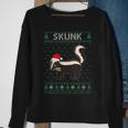 Xmas Skunk Ugly Christmas Sweater Party Sweatshirt Gifts for Old Women