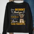 Yorkie Dear Mommy Thank You For Being My Mommy Sweatshirt Gifts for Old Women