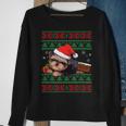 Yorkshire Terrier Dog Lover Santa Hat Ugly Christmas Sweater Sweatshirt Gifts for Old Women