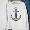 Anchor Boating Nautical Standard Galvanized Black V1 Sweatshirt Gifts for Old Women