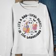 Beautiful Day Laborhood Halloween Labor And Delivery Ghost Sweatshirt Gifts for Old Women