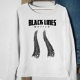 Black Lines Matter Car Burnout Skid Sweatshirt Gifts for Old Women