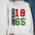 Black Proud African American For Junenth Sweatshirt Gifts for Old Women