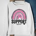 Breast Cancer Warrior Squad Ribbon Breast Cancer Awareness Sweatshirt Gifts for Old Women