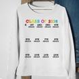 Class Of 2036 Handprint Grow With Me Kindergarten Sweatshirt Gifts for Old Women