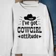 Cowgirl Boots Western Cowboy Hat Southern Horse Rodeo Ladies Sweatshirt Gifts for Old Women