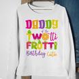 Cute Daddy Twotii Frutti Birthday Family 2Nd Birthday Girl Daddy Funny Gifts Sweatshirt Gifts for Old Women
