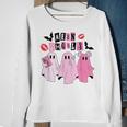 Cute Ghost Mean Ghouls Halloween Costume Spooky Season Sweatshirt Gifts for Old Women