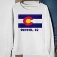 Denver Colorado Usa Flag Souvenir Sweatshirt Gifts for Old Women
