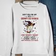 Dont Piss Me Off Im A Grumpy Old Woman Unicorn Witch Sweatshirt Gifts for Old Women