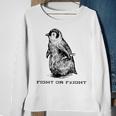 Fight Or Flight Penguin Pun Fight Or Flight Meme Sweatshirt Gifts for Old Women