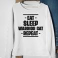Eat Sleep Warrior Cat Repeat Amazing Cat Lover Sweatshirt Gifts for Old Women