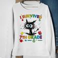Funny Last Day Of Seventh 7Th Grade I Survived 7Th Grade Sweatshirt Gifts for Old Women