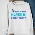 What Is Your Spaghetti Policy Italian Chefs Sweatshirt Gifts for Old Women