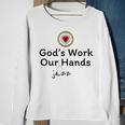 God's Work Our Jazz Hands Sweatshirt Gifts for Old Women