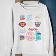 Happy Fathers Day Super Dad Cute Husband Or Daddy Gift Funny Gifts For Dad Sweatshirt Gifts for Old Women