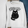 Hiss Off Grumpy Animal Lover Cute Kitten Cat Pet Owner Sweatshirt Gifts for Old Women
