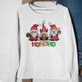 Ho Ho Ho Merry Christmas Santa Claus Gnome Reindeer Holidays Sweatshirt Gifts for Old Women