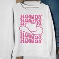 Howdy Western Rodeo Country Southern Cowgirl Vintage Groovy Sweatshirt Gifts for Old Women