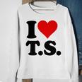 I Love Heart TsS Sweatshirt Gifts for Old Women