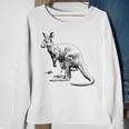 Kangaroo Graphic Marsupial Australian Animals Sweatshirt Gifts for Old Women