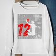 Kids Distressed 12 Year Old 12Th Basketball Birthday Slam Dunk Sweatshirt Gifts for Old Women