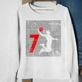 Kids Distressed 7 Year Old 7Th Basketball Birthday Slam Dunk Sweatshirt Gifts for Old Women